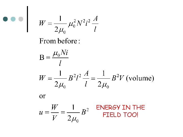 ENERGY IN THE FIELD TOO! 