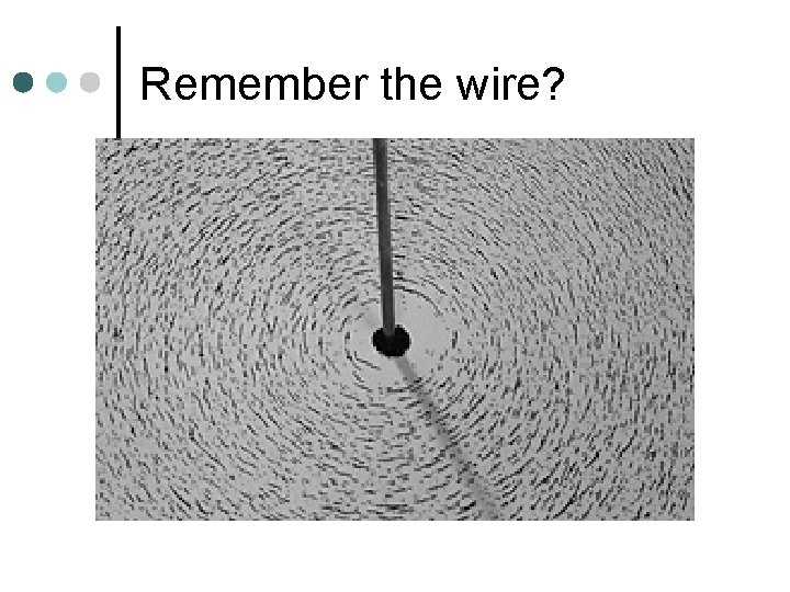 Remember the wire? 