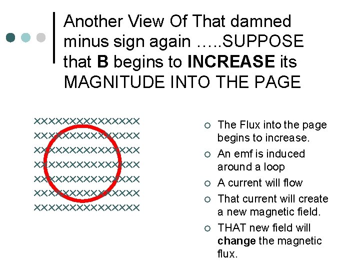 Another View Of That damned minus sign again …. . SUPPOSE that B begins