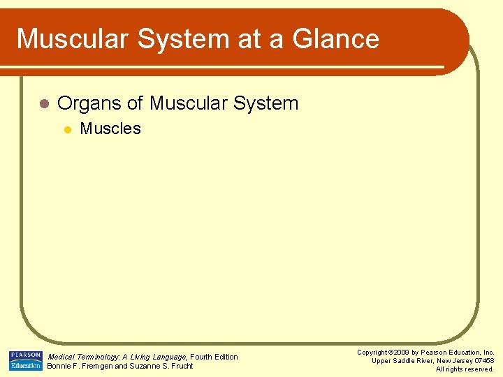 Muscular System at a Glance l Organs of Muscular System l Muscles Medical Terminology: