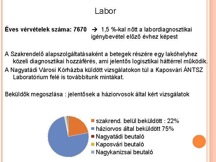 Labor Éves vérvételek száma: 7670 1, 5 %-kal nőtt a labordiagnosztikai igénybevétel előző évhez