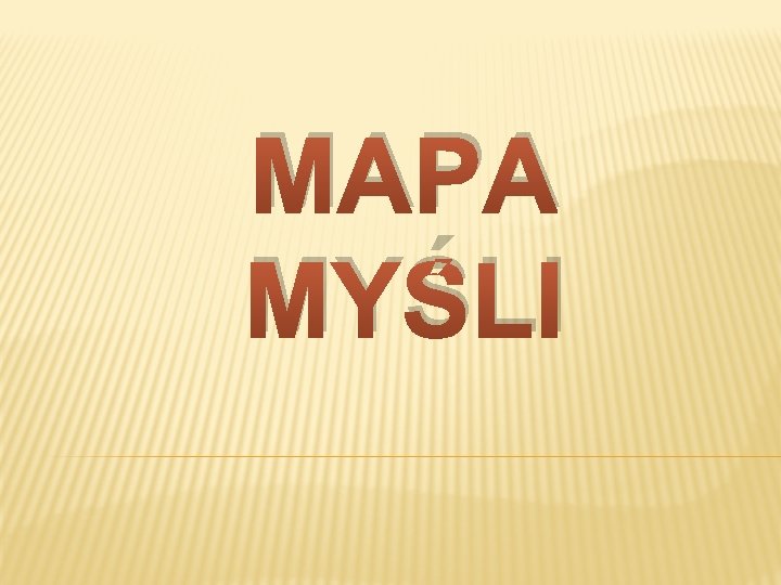 MAPA MYŚLI 