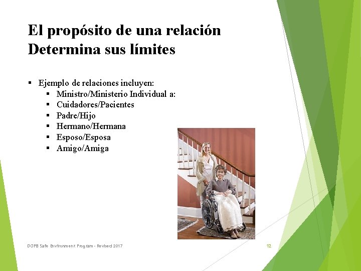 El propósito de una relación Determina sus límites § Ejemplo de relaciones incluyen: §