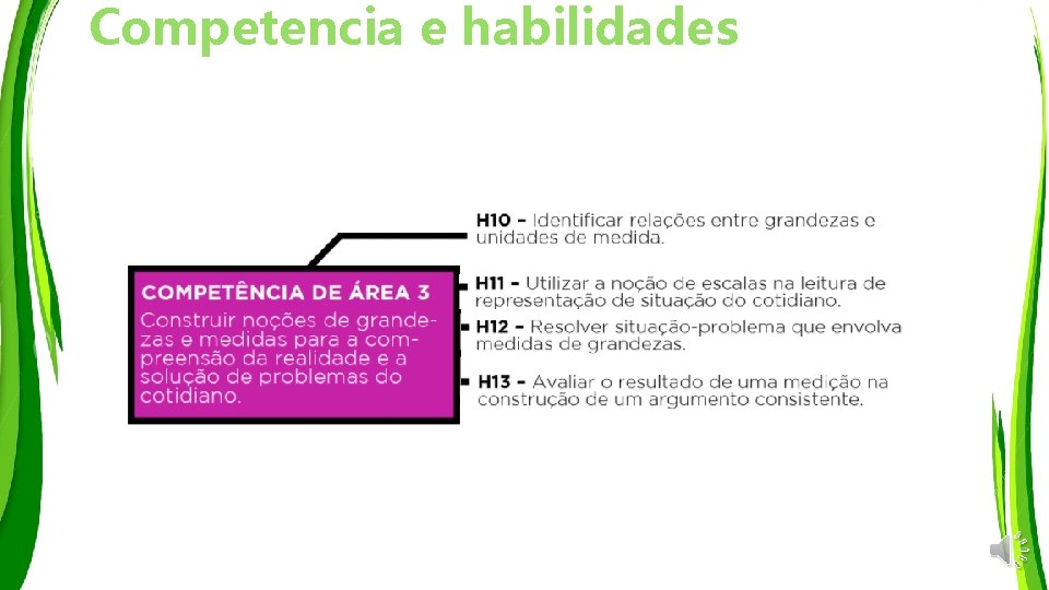 Competencia e habilidades 