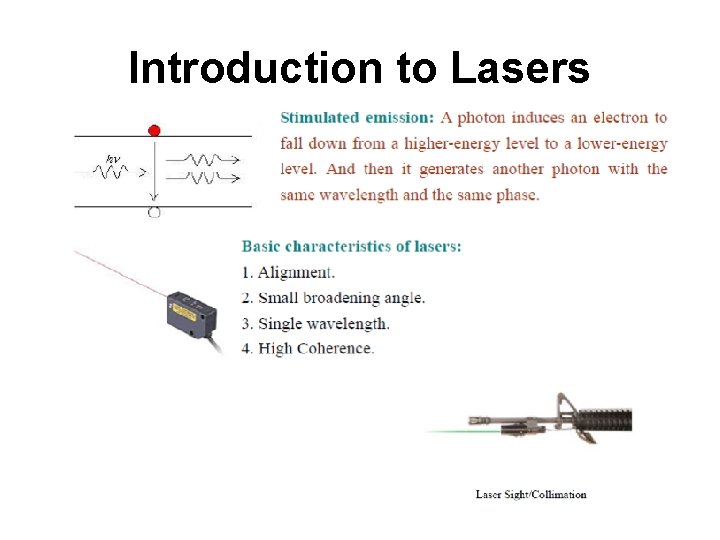 Introduction to Lasers 