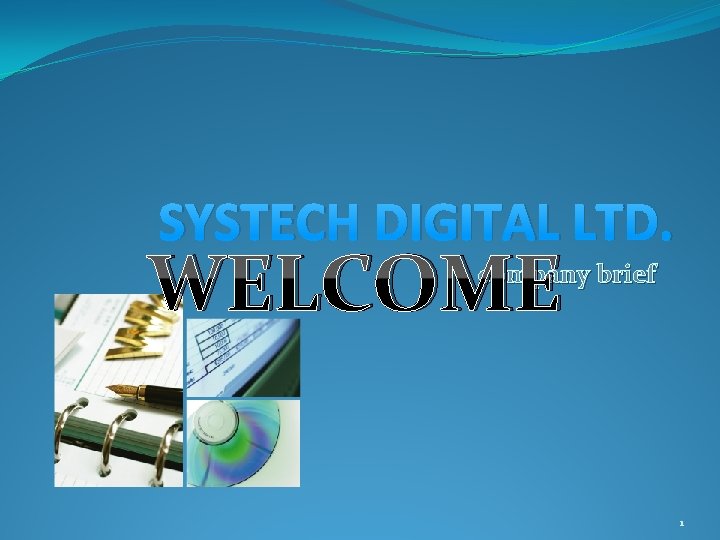 SYSTECH DIGITAL LTD. WELCOME company brief 1 