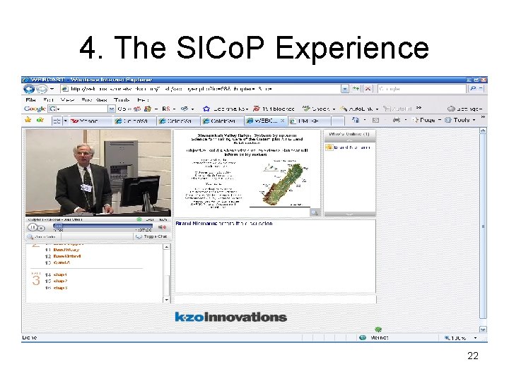 4. The SICo. P Experience 22 