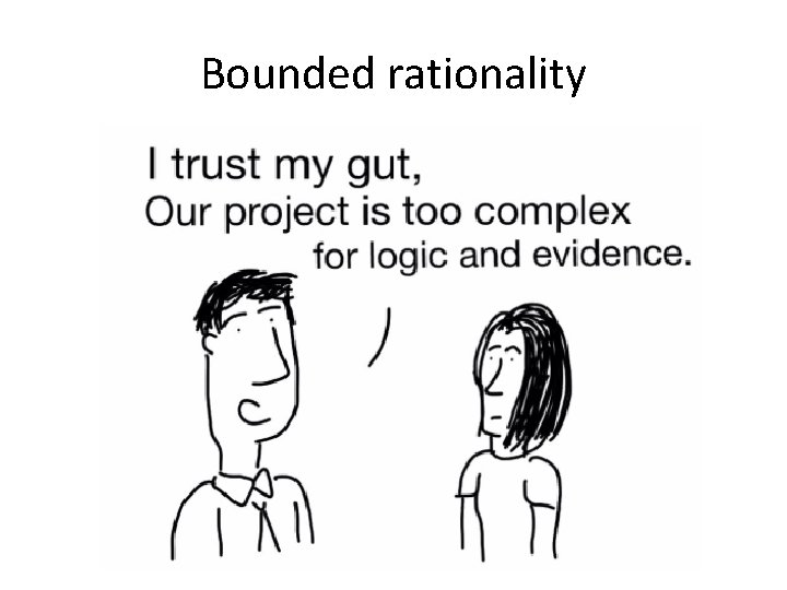Bounded rationality 