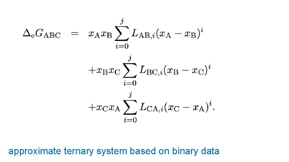 approximate ternary system based on binary data 