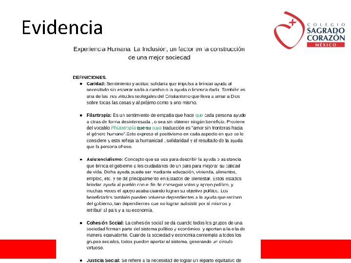 Evidencia 