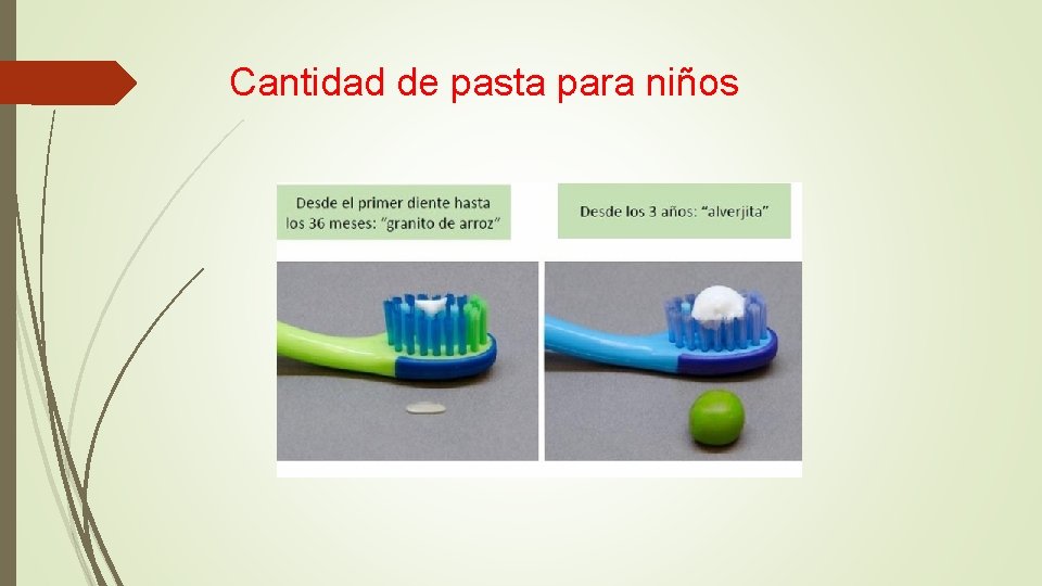 Cantidad de pasta para niños 