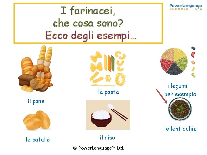 I farinacei, che cosa sono? Ecco degli esempi… la pasta il pane i legumi I farinacei, che cosa sono? Ecco degli esempi… la pasta il pane i legumi