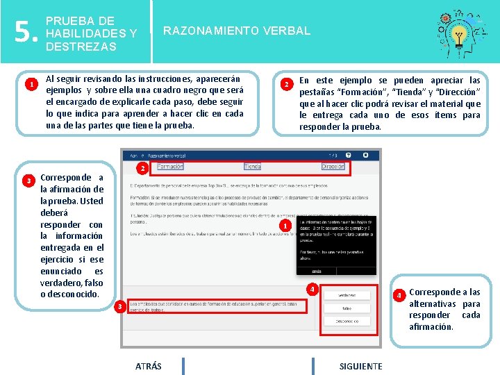 5. 1 3 PRUEBA DE HABILIDADES Y DESTREZAS RAZONAMIENTO VERBAL Al seguir revisando las 5. 1 3 PRUEBA DE HABILIDADES Y DESTREZAS RAZONAMIENTO VERBAL Al seguir revisando las