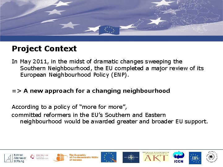 Project Context In May 2011, in the midst of dramatic changes sweeping the Southern