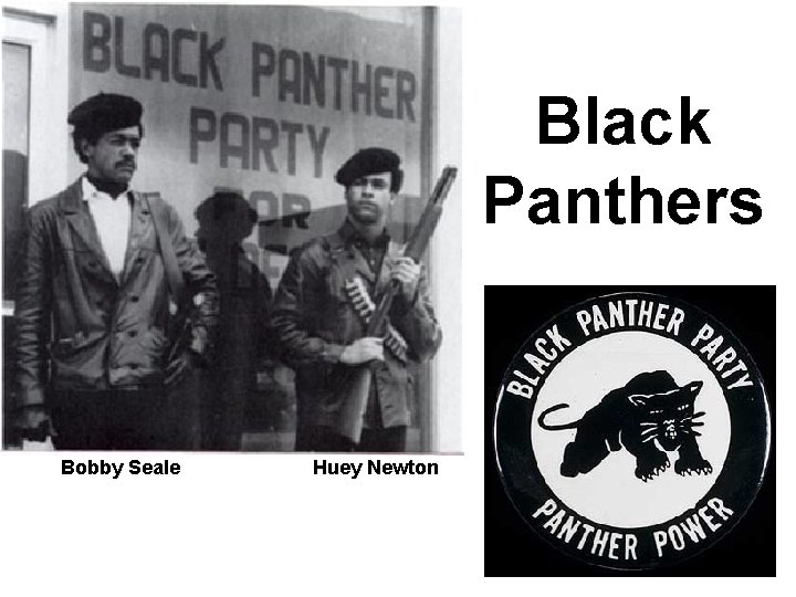 Black Panthers Bobby Seale Huey Newton 