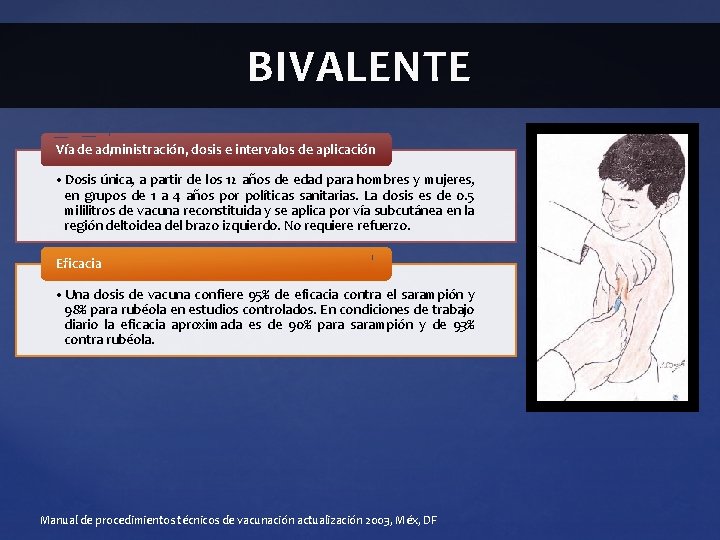BIVALENTE Vía de administración, dosis e intervalos de aplicación • Dosis única, a partir BIVALENTE Vía de administración, dosis e intervalos de aplicación • Dosis única, a partir