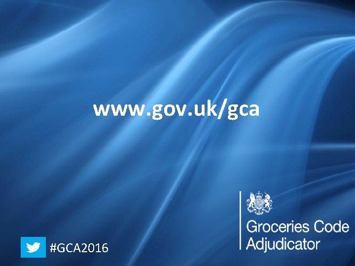 www. gov. uk/gca Working Together, Making Progress Annual Report March 2015 #GCA 2016 