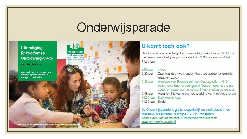 Onderwijsparade 