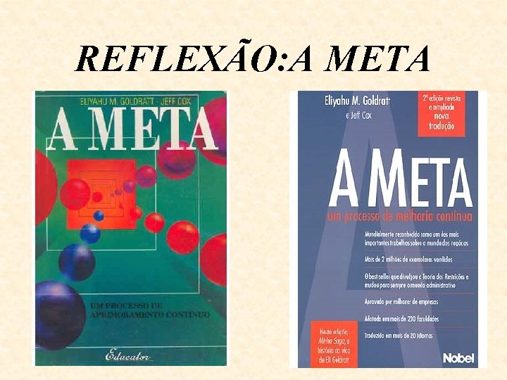 REFLEXÃO: A META 6 
