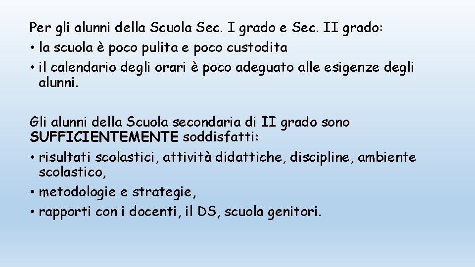 Per gli alunni della Scuola Sec. I grado e Sec. II grado: • la