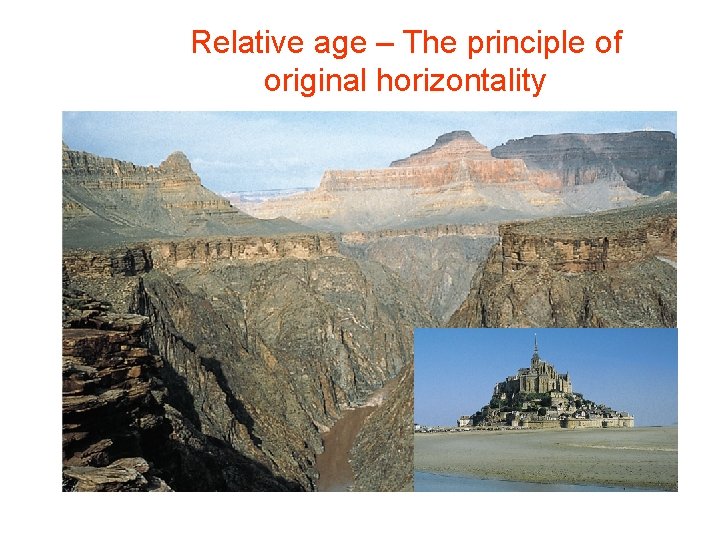 Relative age – The principle of original horizontality 