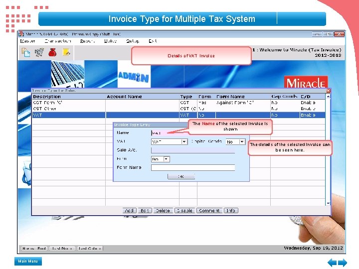 Invoice Type for Multiple Tax System Details of VAT Invoice The Name of the Invoice Type for Multiple Tax System Details of VAT Invoice The Name of the