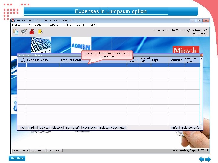 Expenses in Lumpsum option Here as it is lumpsum no expense is shown here. Expenses in Lumpsum option Here as it is lumpsum no expense is shown here.