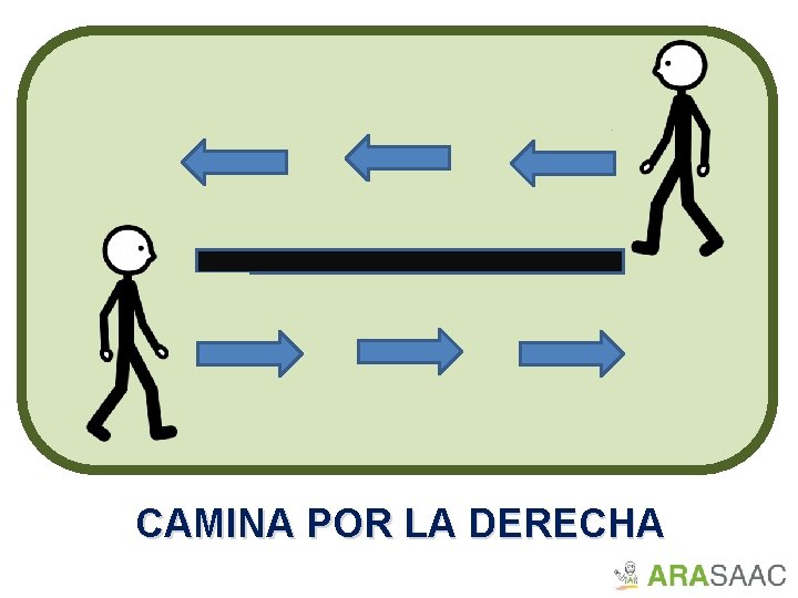 CAMINA POR LA DERECHA 