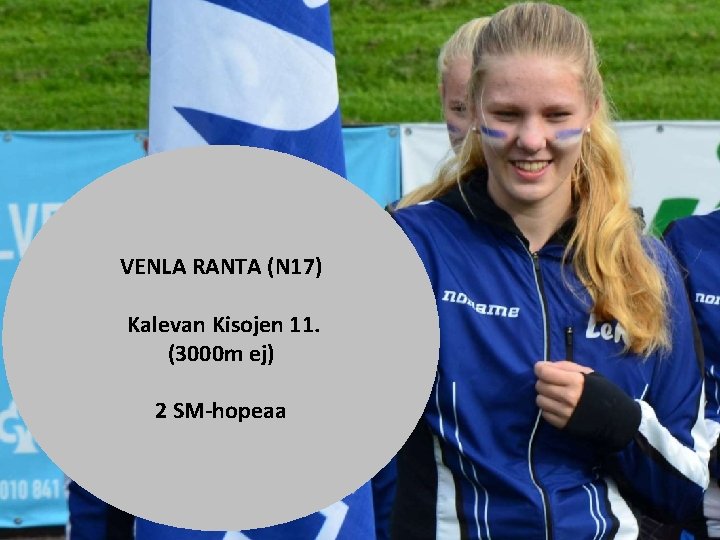 VENLA RANTA (N 17) Kalevan Kisojen 11. (3000 m ej) 2 SM-hopeaa 