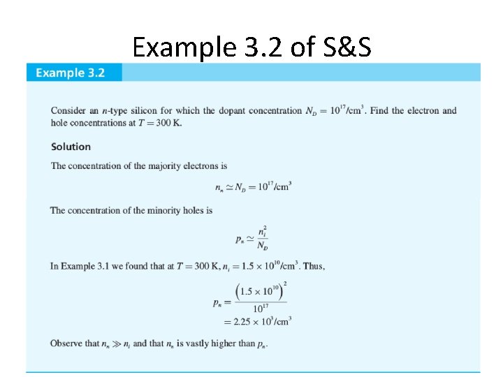 Example 3. 2 of S&S 