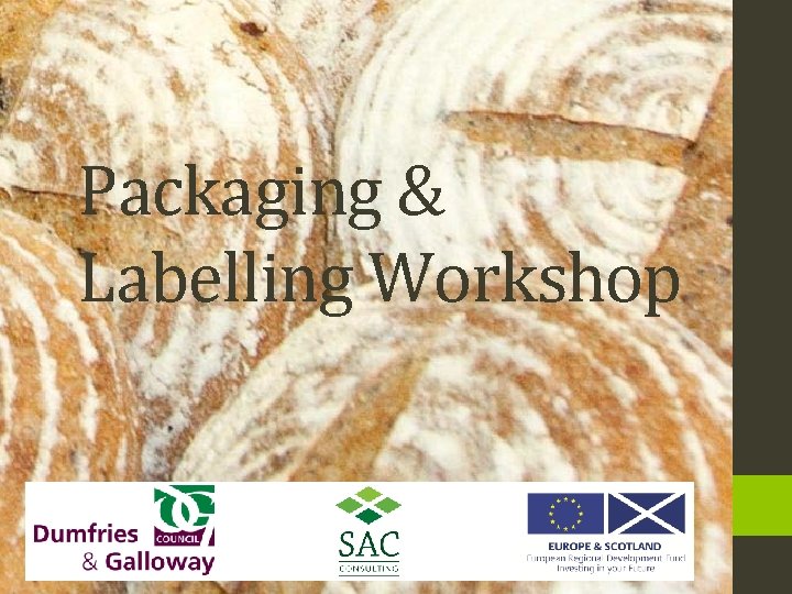 Packaging & Labelling Workshop 