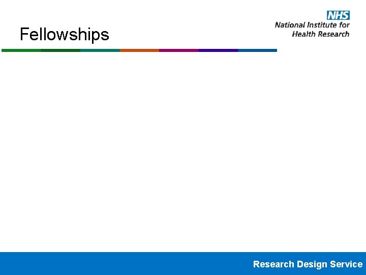 Fellowships Research Design Service 