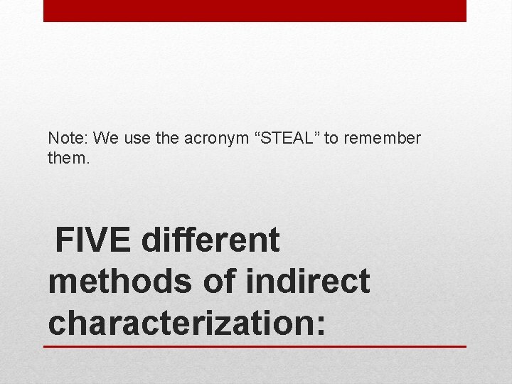 Characterization Notes Review Stories For Character Descriptions Introduce