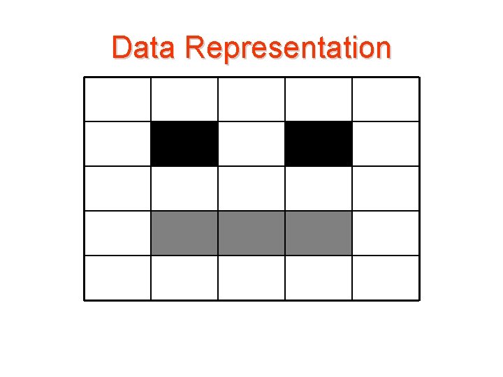 Data Representation Data Representation