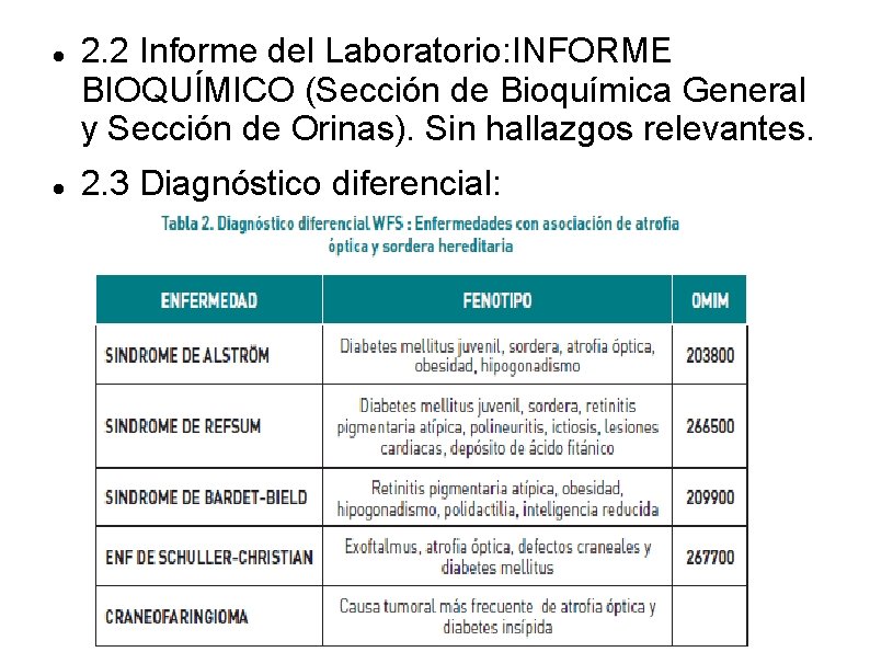  2. 2 Informe del Laboratorio: INFORME BIOQUÍMICO (Sección de Bioquímica General y Sección