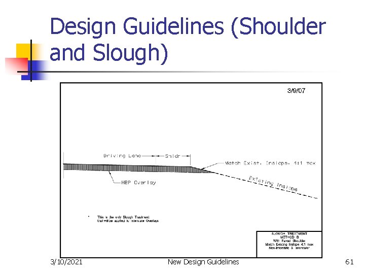Design Guidelines (Shoulder and Slough) 3/10/2021 New Design Guidelines 61 