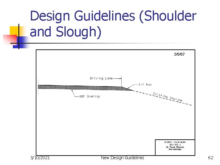 Design Guidelines (Shoulder and Slough) 3/10/2021 New Design Guidelines 62 