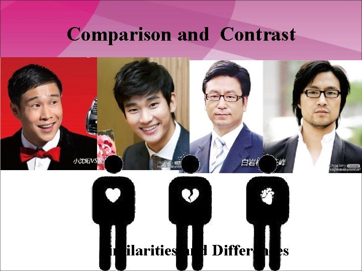 Comparison and Contrast Similarities and Differences 