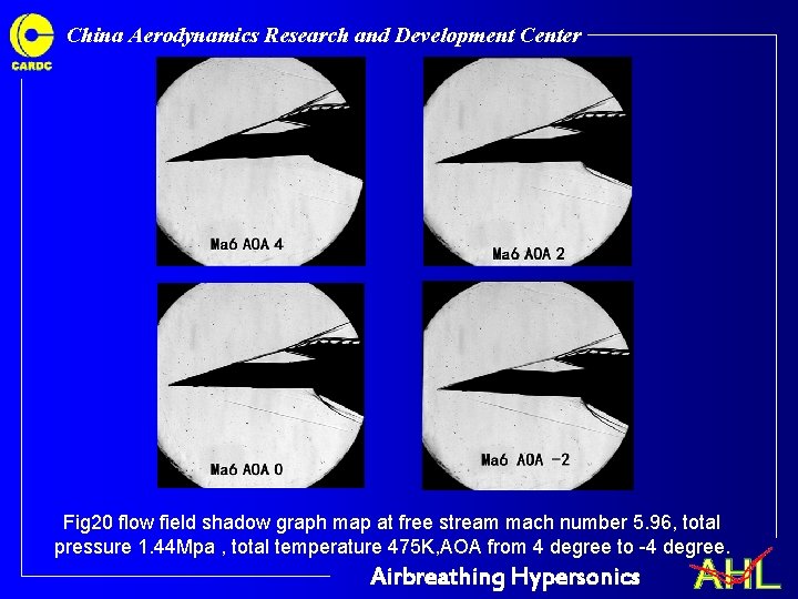 China Aerodynamics Research and Development Center Fig 20 flow field shadow graph map at China Aerodynamics Research and Development Center Fig 20 flow field shadow graph map at