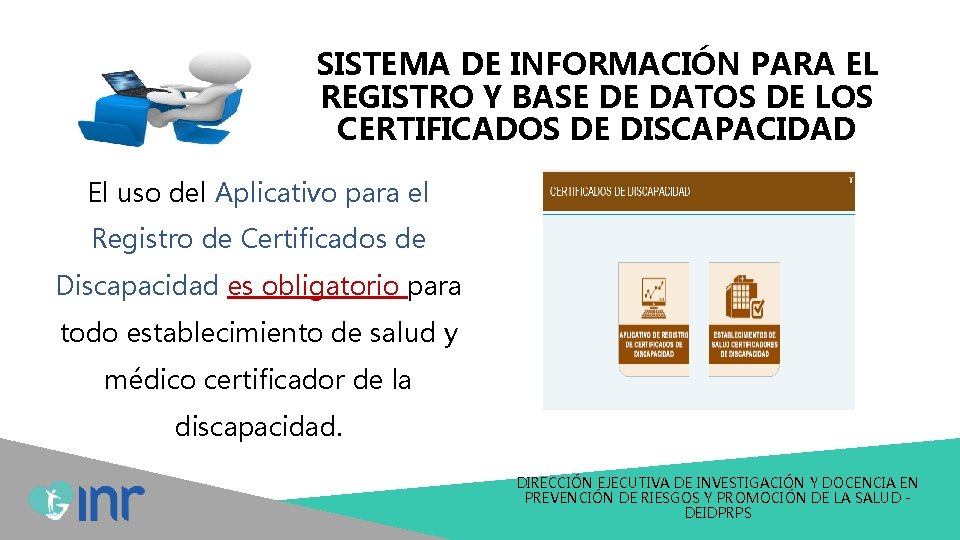 SISTEMA DE INFORMACIÓN PARA EL REGISTRO Y BASE DE DATOS DE LOS CERTIFICADOS DE