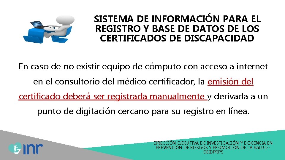 SISTEMA DE INFORMACIÓN PARA EL REGISTRO Y BASE DE DATOS DE LOS CERTIFICADOS DE