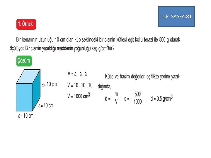 D. K. SAYFA: 84 