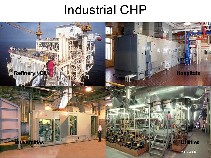 Industrial CHP Refinery / Oil Universities Hospitals Utilities VPIPG-00 -016 