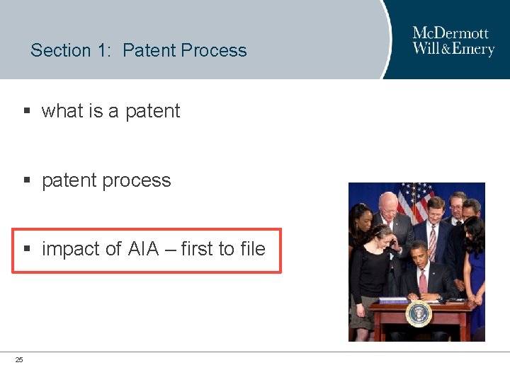 Section 1: Patent Process § what is a patent § patent process § impact