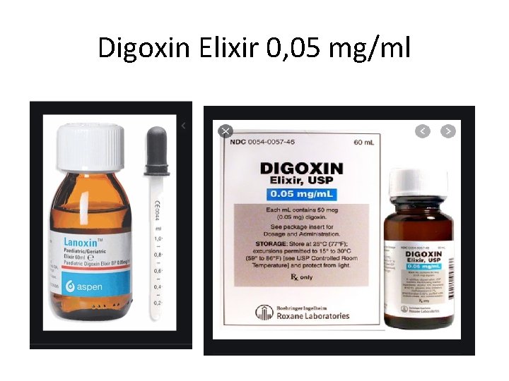 Digoxin Elixir 0, 05 mg/ml 