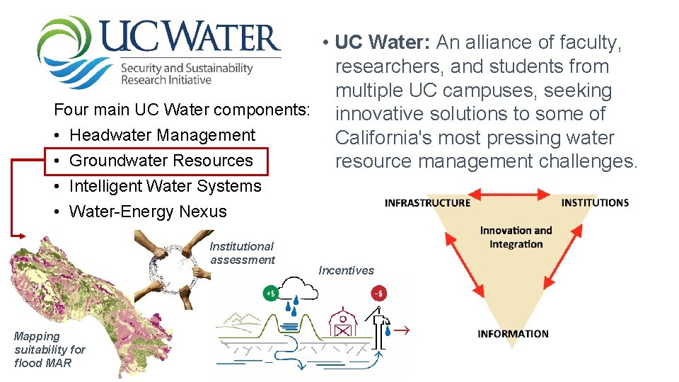  • UC Water: An alliance of faculty, researchers, and students from multiple UC