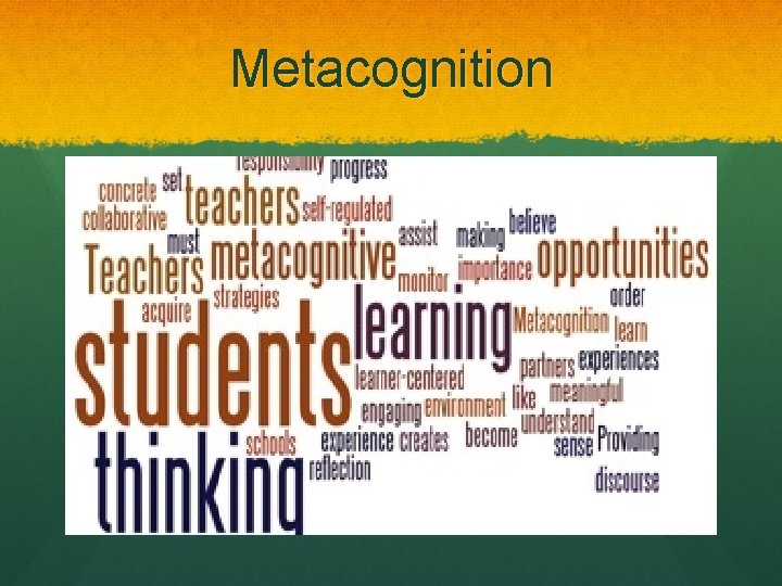 Metacognition 