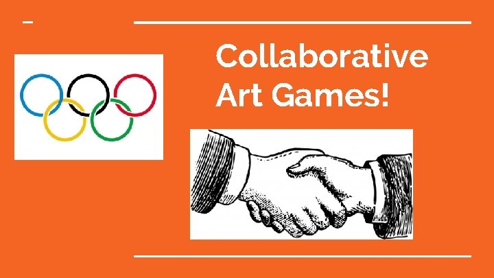 Collaborative Art Games! 