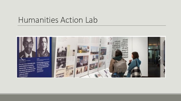 Humanities Action Lab 