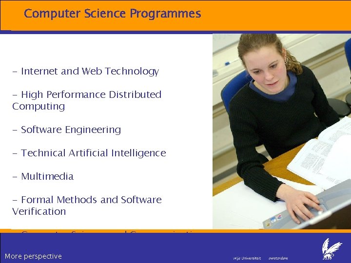Computer Science Programmes - Internet and Web Technology - High Performance Distributed Computing - Computer Science Programmes - Internet and Web Technology - High Performance Distributed Computing -